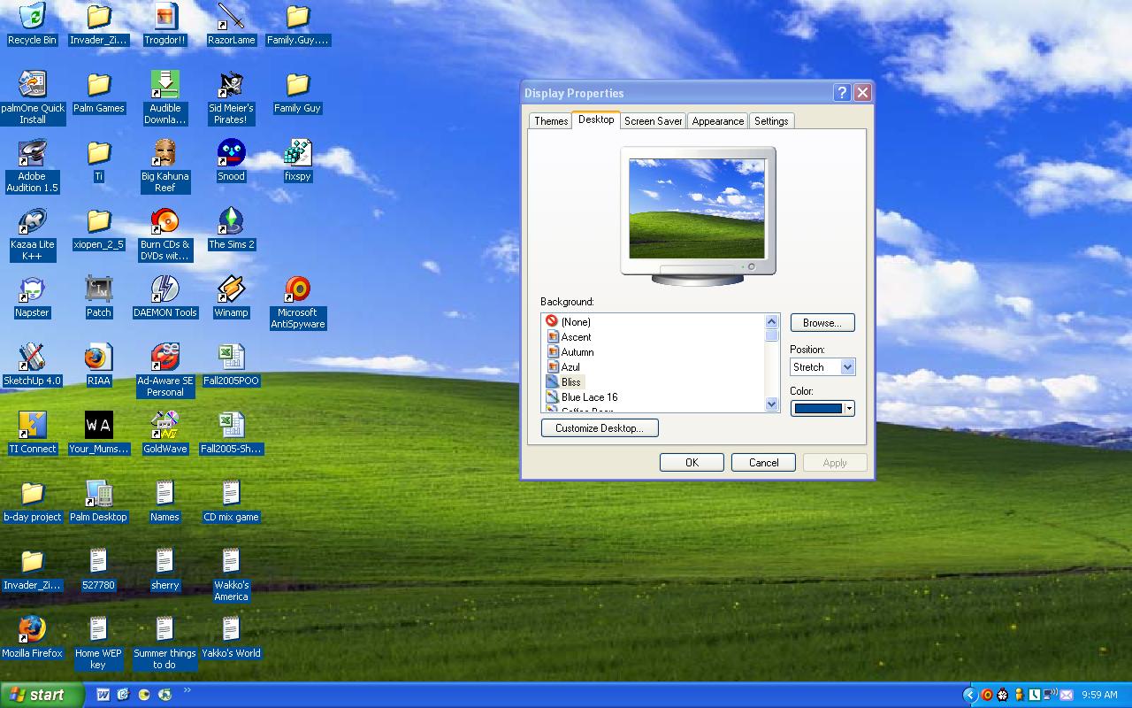 Icon Background Windows Xp 2000 2003 Nt