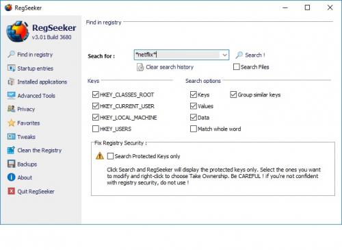 RegSeeker Netflix Search-HKEY USERS not selected.jpg
