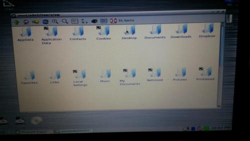 LinuxPuppy Screen Print - sda2 mounted Folders.jpg